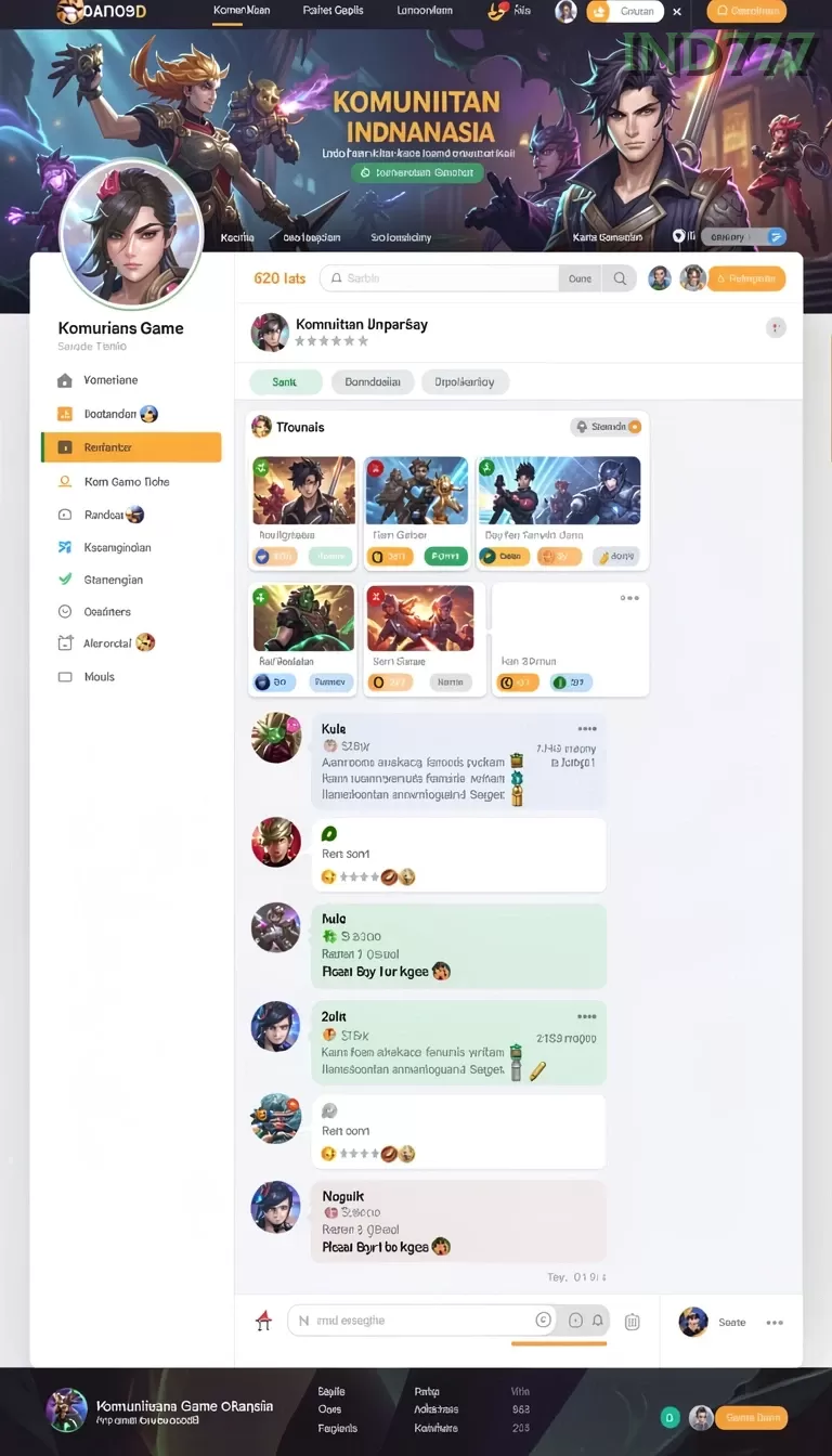 Cuplikan layar MPO76 — menu navigasi