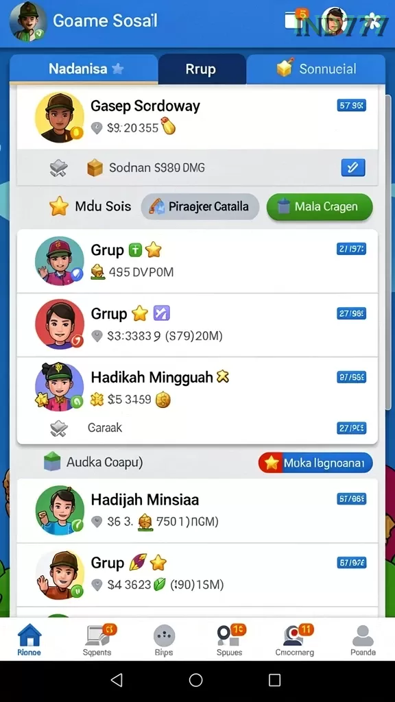 Cuplikan layar AIR168 — pengaturan akun